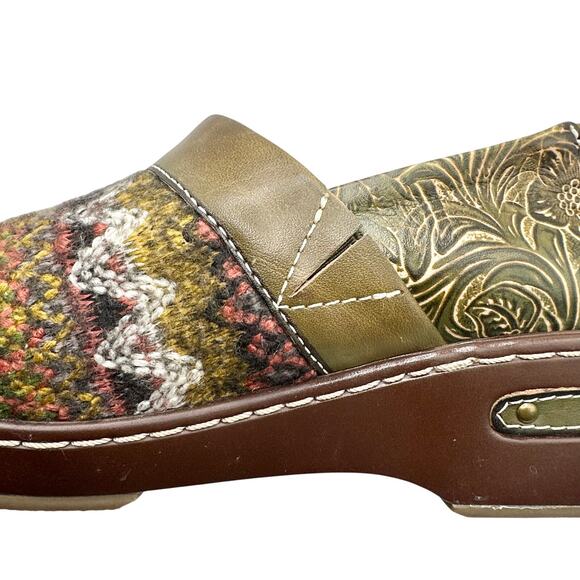 L’Artiste Spring Step | Women | Zagabank Art Knit Leather Slip-On Shoes | US 6.5 - Picture 12 of 13